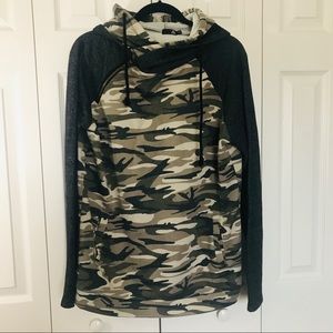 Mindy Mae Market Camo double hoodie